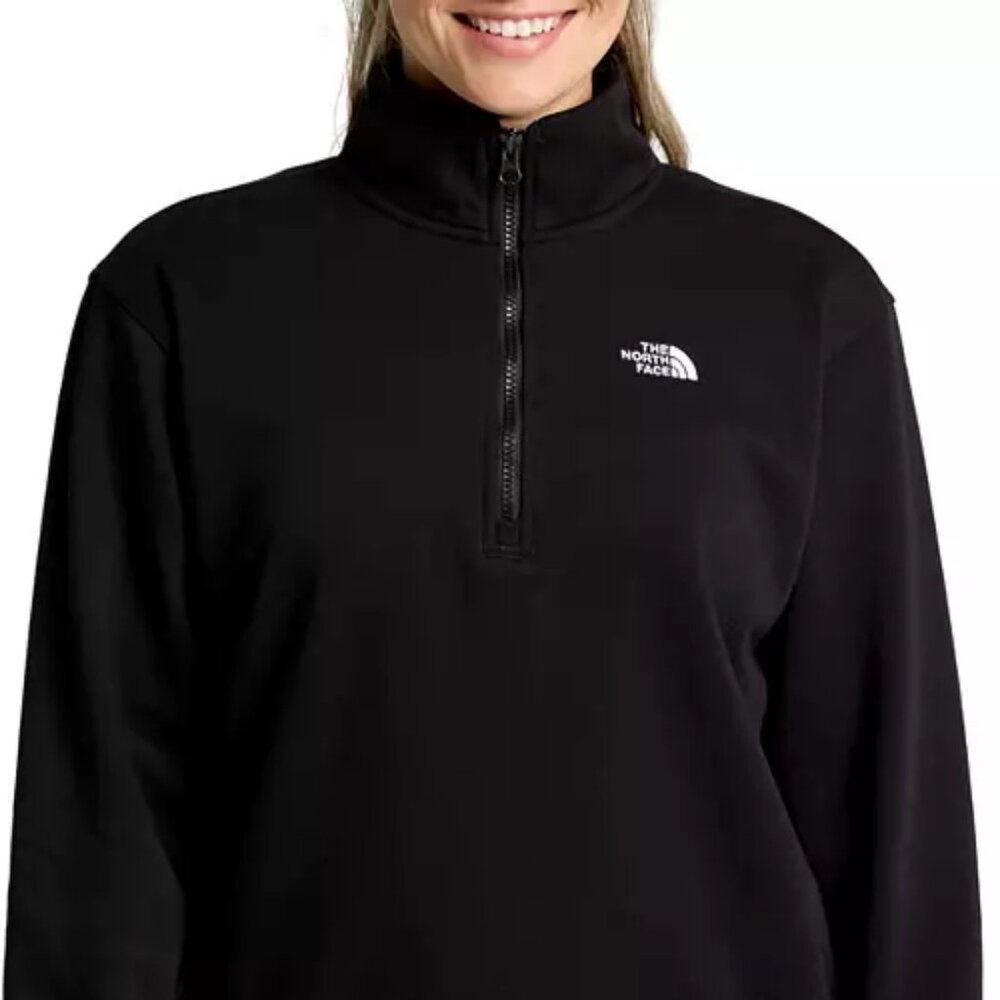 The North Face Evolution 1/4 Zip Up Black Medium